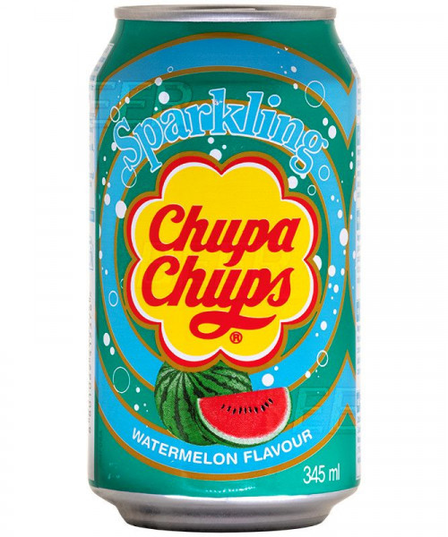 Лимонад Chupa Chups - Watermelon (Арбуз), 0.345л
