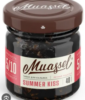 Muassel 40 г - Летний Поцелуй (Арбуз, дыня, базилик)
