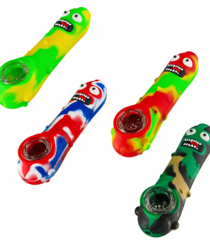Трубка Силикон - Pickle Rick, 120 мм