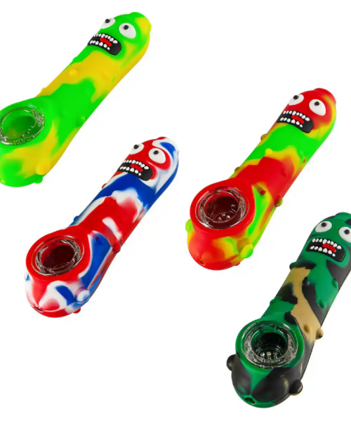 Трубка Силикон - Pickle Rick, 120 мм