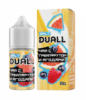 Жидкость DUALL 30 мл hard 20 мг - Чай с грейпфрутом и ягодами