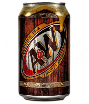 Лимонад A&W - Root Beer, 0.355 л