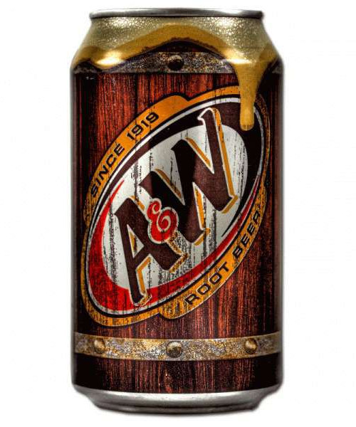 Лимонад A&W - Root Beer, 0.355 л