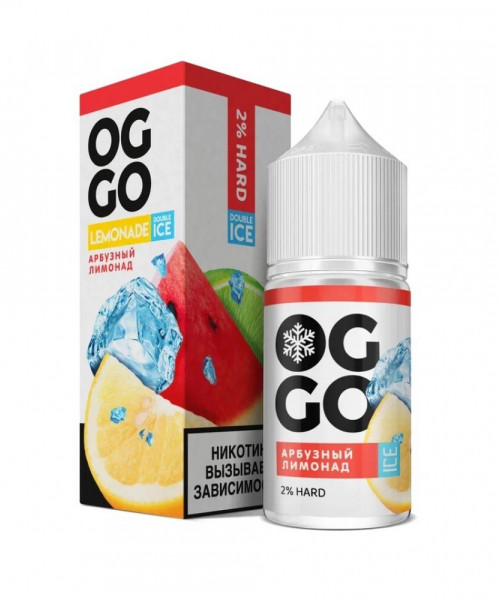 Жидкость OGGO Lemonade 30 мл 20 мг hard - Арбузный Лимонад (Double ICE)
