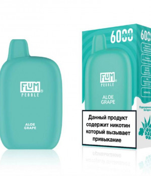 Электронная сигарета Flum Pebble - Grape Ice (Виноград Лед), 6000 затяжек
