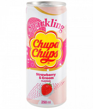 Лимонад Chupa Chups - Strawberry (Клубника), 0.345 л