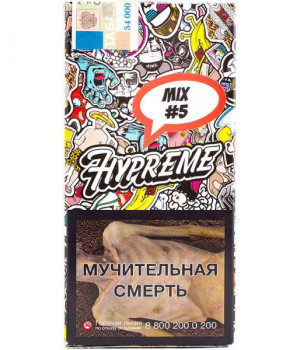 Hypreme R, 40 г - Mix 5 (Персик, киви)