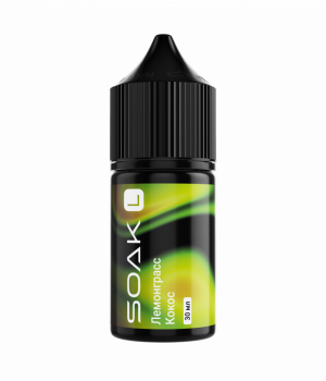 Жидкость SOAK L 30 мл 20 мг - Lemongrass Coconut (Лемонграсс Кокос)