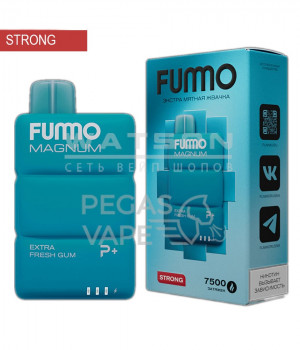 Электронная сигарета Fummo Magnum - Экстра Мятная жвачка, 7500 затяжек