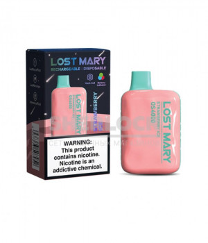 Электронная сигарета Lost Mary OS - Клубника лёд, 4000 затяжек