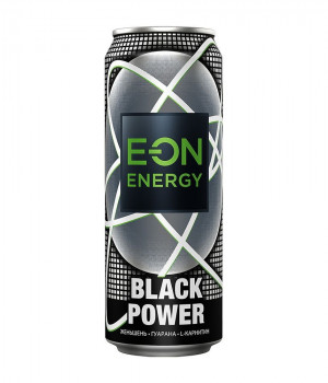 Энергетический напиток EON - Black Power (Классический), 0.45 л
