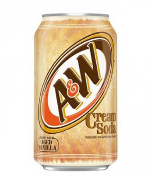 Лимонад A&W - Cream Soda, 0.355 л