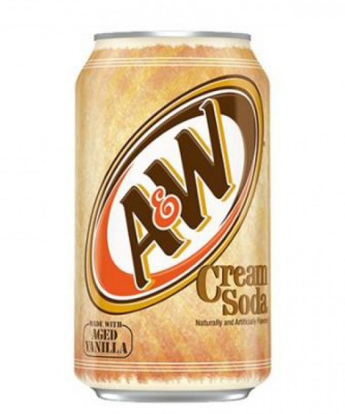Лимонад A&W - Cream Soda, 0.355 л