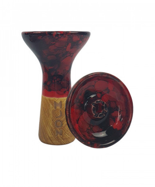 Чаша MOONRAVE Phunnel - Marble black red (черно-красный)