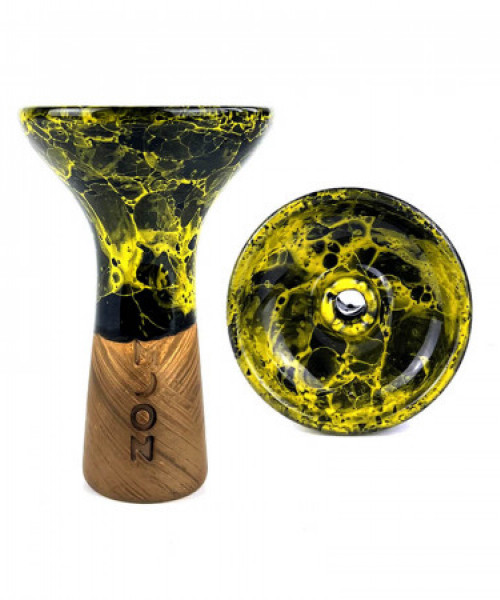 Чаша MOONRAVE Phunnel - Marble black yellow (черно-желтый)