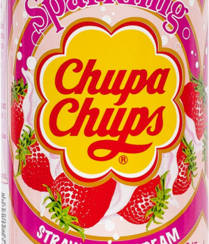 Лимонад Chupa Chups - Strawberry (Клубника), 0.345 л