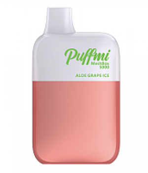 Электронная сигарета Puffmi - Aloe Grape Ice, 5000 затяжек