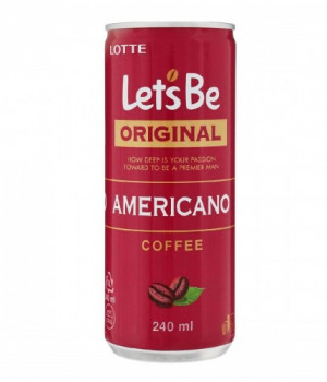 Напиток кофейный Lotte Let's be - Americano 0.24 л