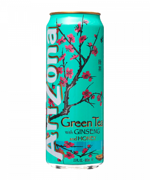 Напиток Arizona - Green Tea with Ginseng and Honey, 0.34 л