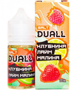 Жидкость DUALL 30 мл hard 20 мг - Клубника, лайм, малина