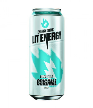 Энергетический напиток Lit Energy (М) - Original (Zero Sugar), 0.45л
