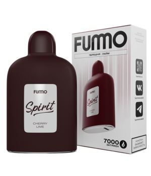 Электронная сигарета Fummo Spirit - Черешня Лайм, 7000 затяжек