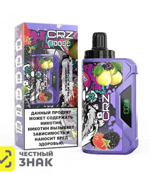 Электронная Сигарета CRZ - Малина Ежевика, 10000 затяжек