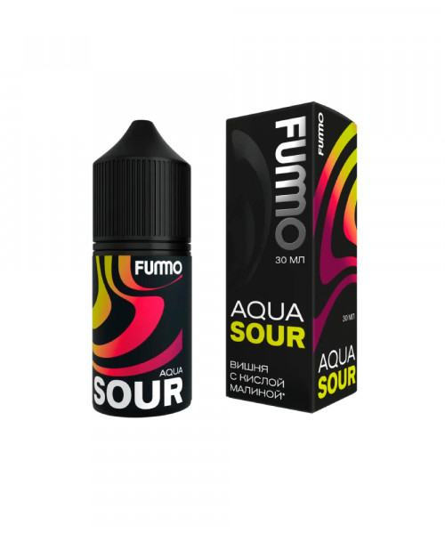Жидкость Fummo Aqua Sour 30 мл 20 мг - Вишня с кислой малиной