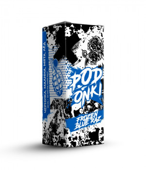 Жидкость Podonki V1 30 мл 20 мг - Frozen Blue Razz (Черника Малина Лед)