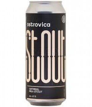 Пиво Ostrovica - Oatmeal Stout, 0.5л, 5.5%