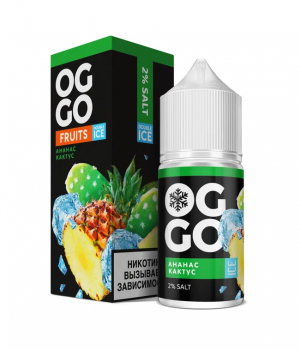 Жидкость OGGO Fruits 30мл 20мг Hard - Ананас Кактус (Double ICE)