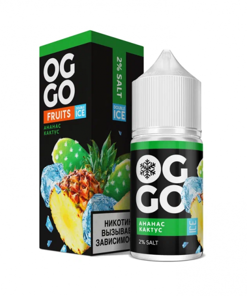 Жидкость OGGO Fruits 30мл 20мг Hard - Ананас Кактус (Double ICE)