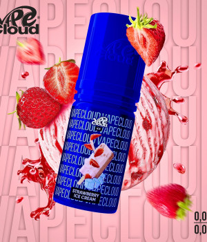 Жидкость Vape Cloud Ice 30 мл 20 мг - Strawberry Ice Cream (Клубничное мороженое)