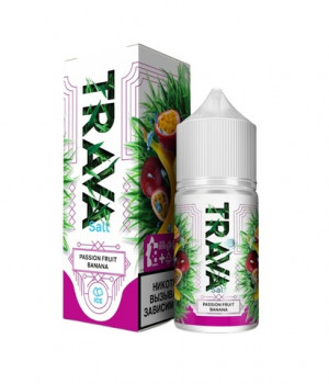 Жидкость Trava 30мл 20мг strong - Черника-мята-лёд (Blueberry Mint)