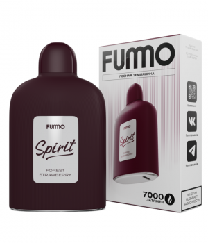 Электронная сигарета Fummo Spirit - Лесная Земляника, 7000 затяжек