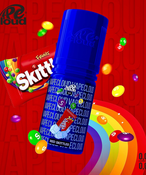 Жидкость Vape Cloud Ice 30 мл 20 мг - Red Skittles (Красный Скитлс со льдом)