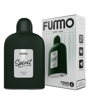 Электронная сигарета Fummo Spirit - Лимон Лайм, 7000 затяжек