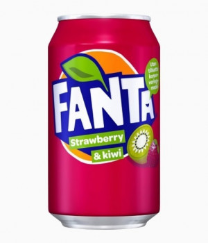 Лимонад Fanta - Strawberry-Kiwi 0.33 л