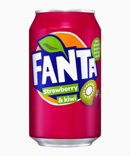 Лимонад Fanta - Strawberry-Kiwi 0.33 л