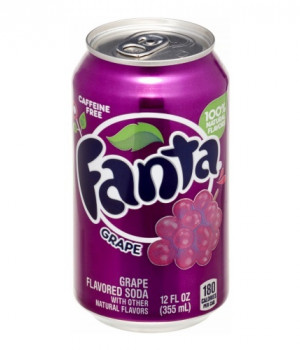 Лимонад Fanta - Grape 0.35 л