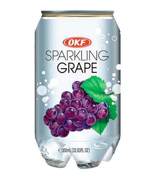 Лимонад OKF Sparkling - Grape, 0.35 л