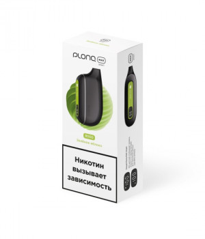 Электронная сигарета PLONQ Max Smart - Зелёное Яблоко, 8000 затяжек