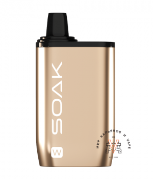 Электронная сигарета SOAK W - Cashew Milk (Кешью с молоком), 10000 затяжек