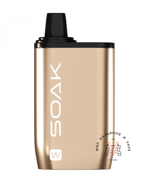 Электронная сигарета SOAK W - Cashew Milk (Кешью с молоком), 10000 затяжек