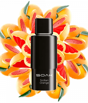 Картридж SOAK Q - Sicilian Orange (сицилийский апельсин), 1500 затяжек