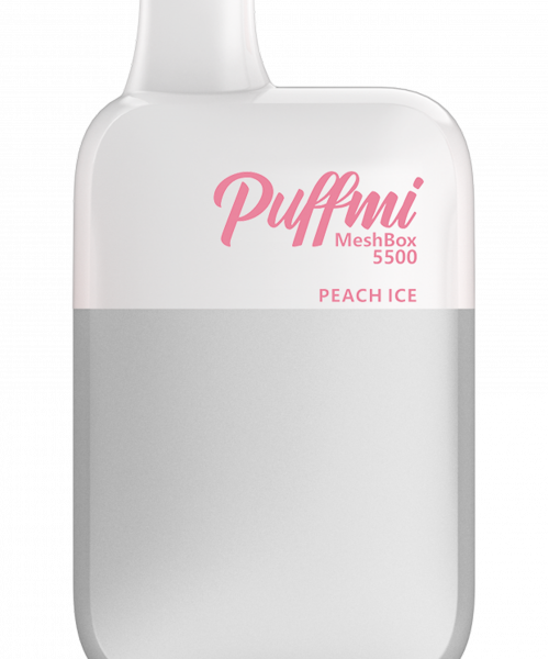 Электронная сигарета Puffmi - Peach Ice, 5000 затяжек