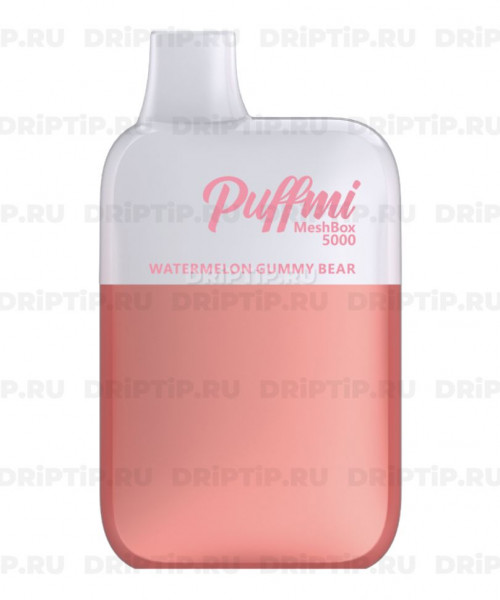 Электронная сигарета Puffmi - Watermelon Gummy Bear, 5000 затяжек