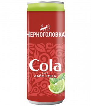 Лимонад Черноголовка - Кола Лайм Мята, 0.33л