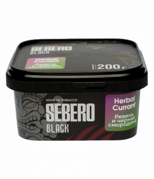 Sebero Black 200 г - Ревень-Чёрная Смородина