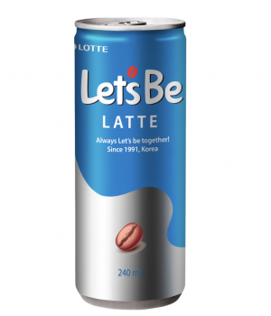 Напиток кофейный Lotte Let's be - Latte, 0.24 л